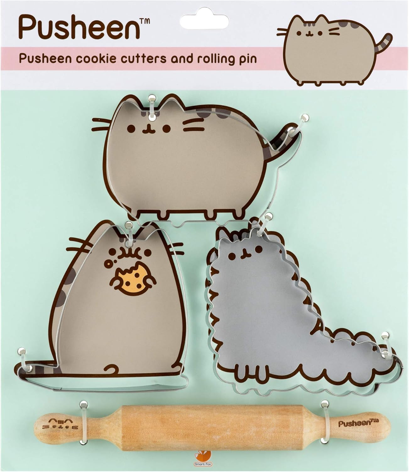 Pusheen Cookie Cutter & Rolling Pin Set Amazon.co.uk Kitchen & Home