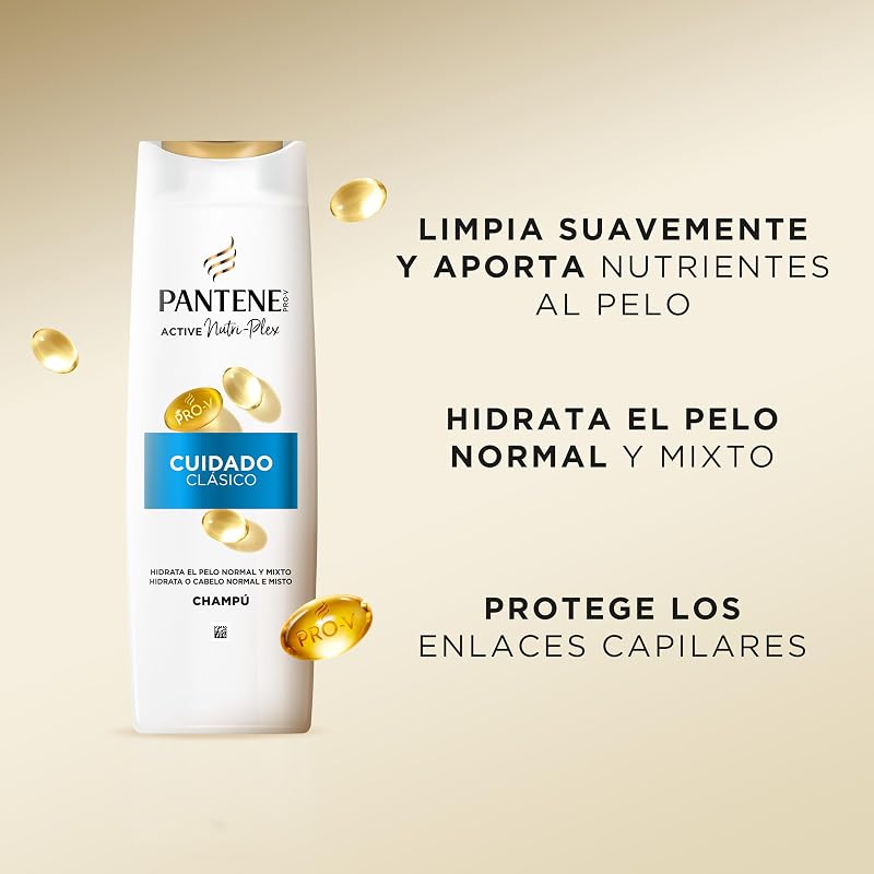 Pro-V Classic Clean Champú para Pelo Normal y Mixto, 325ml