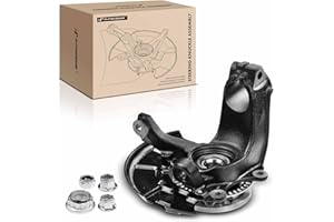 A-Premium Front Left Steering Knuckle & Wheel Bearing Hub Assembly Compatible with Volkswagen Jetta 1999-2005, Golf 2000-2007, Beetle 1999-2010, Beetle Cabrio 2010, Driver Side - 288 mm Rotor Only