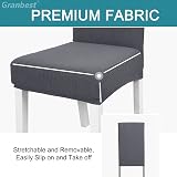 Granbest Premium Waterproof Stretch Chair Covers Set of 4 Grey view 4