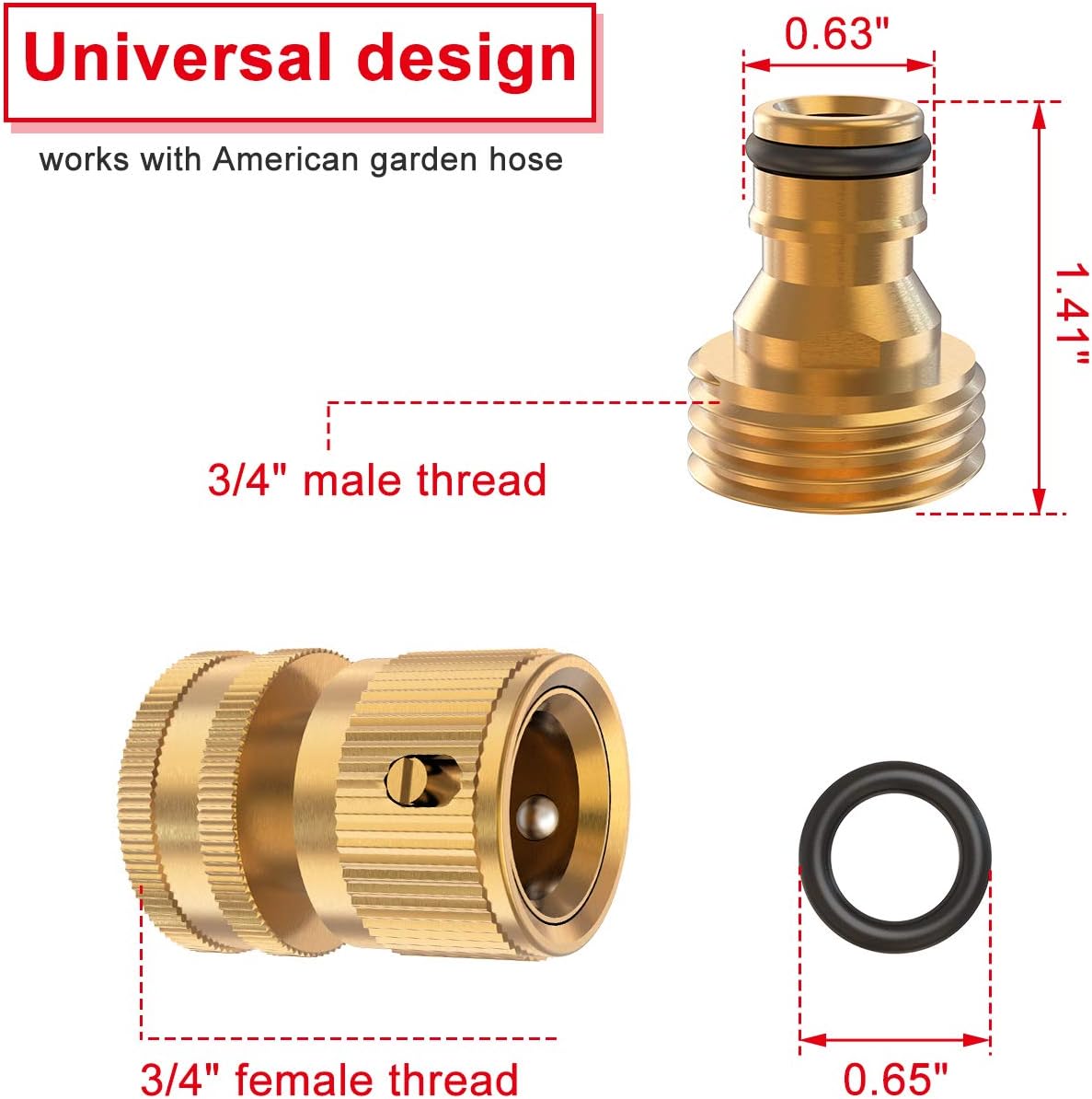 How To Replace The Female End Of A Garden Hose - Ray Padula 5 8 In