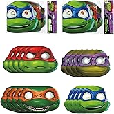Unique TMNT Birthday Party Decorations Bundle - 16 Party Masks