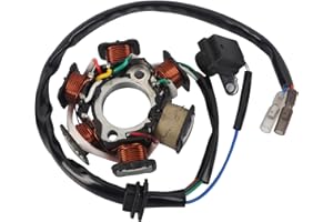 YINNCKE Magneto Ignition Stator 5 wires AC 6 Poles Fits For GY6 engine 50cc 100cc 125cc 150cc Scooter Moped ATV Dune Buggy Go Kart TAOTAO Buyang Coolsport Kazuma Sunl
