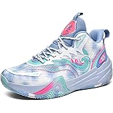 Qiucdzi Basketball Shoes for Women Fashion Sneakers Breathable Running Shoes Lightweight Tennis Walking Shoes Non Slip Gym Comfortable Outdoor Sport Shoe