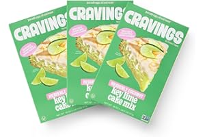Cravings by Chrissy Teigen Heavenly Cake and Cupcake Mix, Coconut Key Lime Cake Mix,18 oz (Pack of 3)
