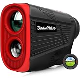 Golf Rangefinder with Slope & Magnet，1300 Yards Range Finder for Golf，Flag Locking Vibration，6-6.5X Magnification & HD LCD，Re