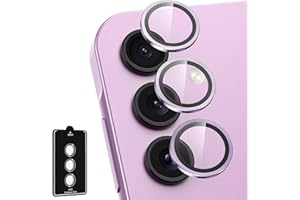 Avocase for Samsung Galaxy A35 5G Camera Lens Protector, Individual Metal Ring Tempered Glass Lens Cover, [Strong Adsorption] Scratch Resistant Ultra-Thin HD Clear Lens Cover, 1 Set-Purple