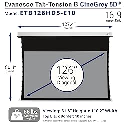 Elite Screens Evanesce Tab-Tension B CineGrey