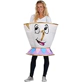 Deluxe Beauty and the Beast Chip Costume for Adults | Halloween or Cosplay Outfit | Includes Tunic with Adjustable Straps