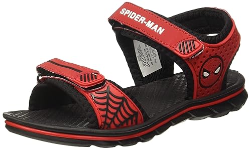 by Kidsville Red Kids Boys Sandals Floaters-1 UK (33 EU) (STY-18-19-003921)