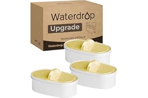 Waterdrop Upgrade NSF 53&42&372 Certified Replacement Filters, for All Waterdrop Pitcher and Dispenser Filtration System, Pac