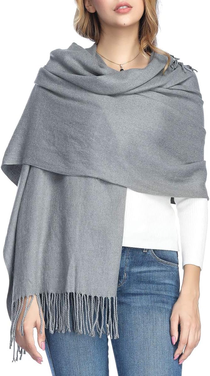 Extra Large Thick Soft Shawl Wraps for Women - PoilTreeWing Pashmina Scarf