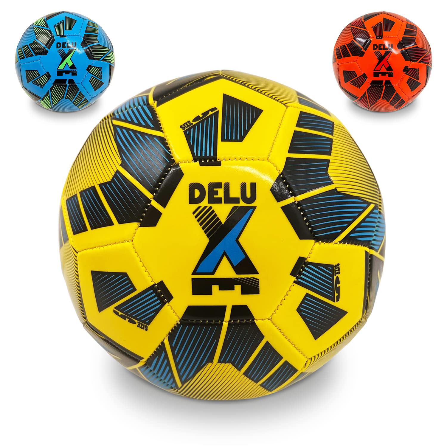 Mondo Toys - Soccer Ball Sewing DELUXE - Official Product Size 5-300g - 3 Colours Yellow/Blue/Orange - 13456