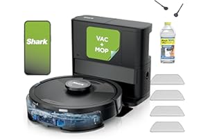 Shark Matrix Plus Robot Vacuum and Mop with Self-Empty HEPA Base, Sonic Mopping, Matrix Clean, Home Mapping, HEPA Bagless Self Empty Base, CleanEdge, for Pet Hair, UR2650WS