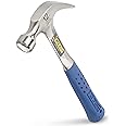 ESTWING Hammer - 12 oz Curved Claw with Smooth Face & Shock Reduction Grip - E3-12C