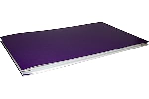 RUBY PAULINA 11x17 Pressboard Report Cover Binder with Metal Fastener. Large Format Document, Heavy-Duty 11x17 Folder. Artwork Portfolio, Tabloid Binder for Blueprints. Louisiana Purple Paper Storage