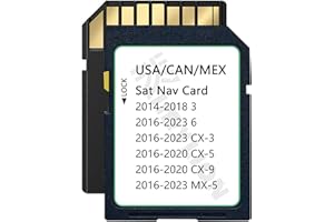 KIMYLION Navigation SD Card Compatible with 2016-2020 CX-5 / CX-9, 2014-2018 3, 2016-2023 6 / CX-3 / MX-5, Upgraded USA/CAN/MEX Maps