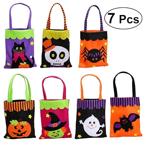 BESTONZON 7 Piezas Bolsa de Dulces de Halloween Bolsa de ...