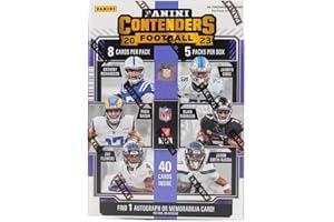2023 Panini Contenders Football 5-Pack Trading Card HOBBY Blaster Box