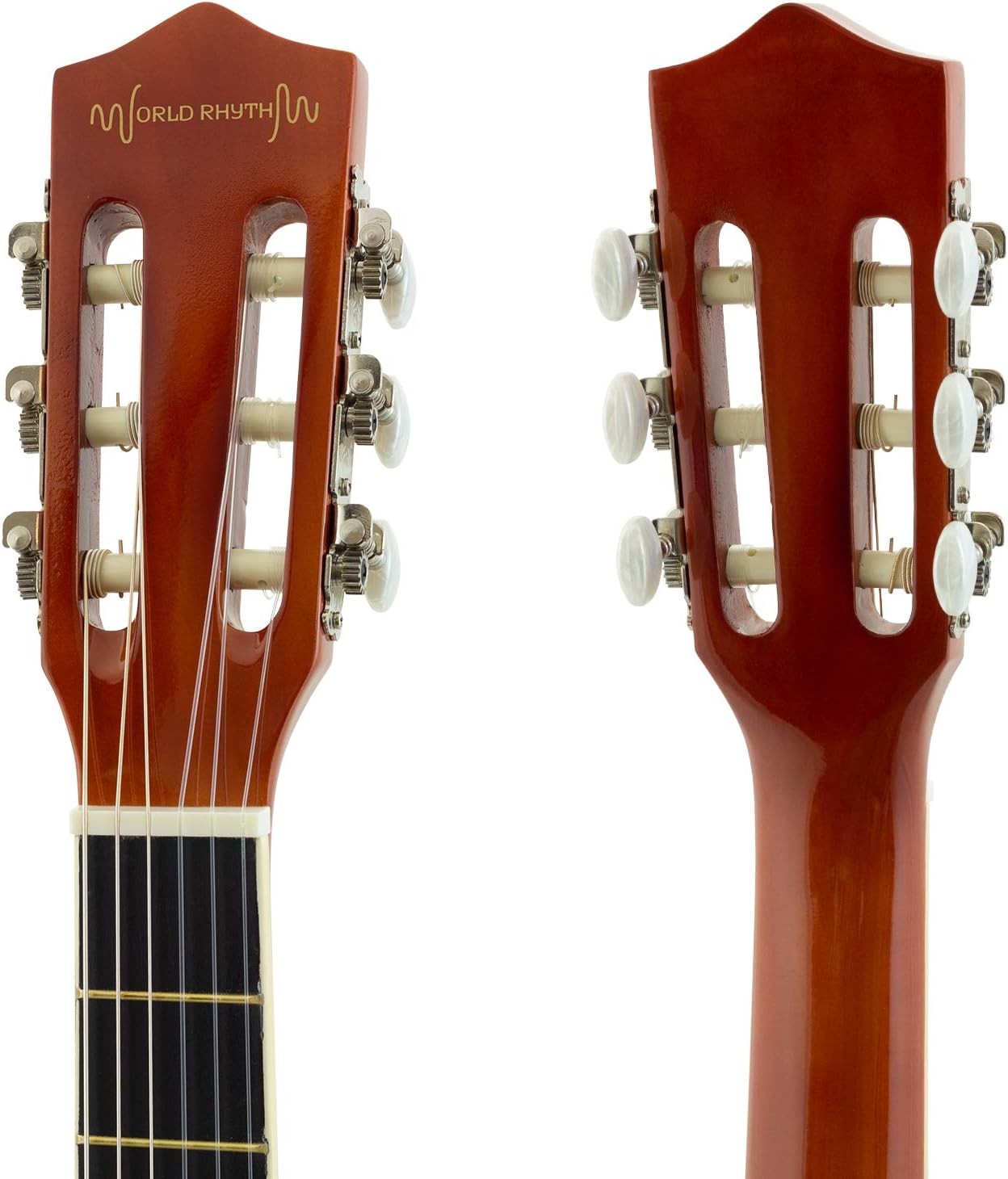 World Rhythm 4/4 Classical Guitar - Natural Spanish Guitar for Beginners Full Size Guitar, Ideal for Children Aged 12+ - Image 4