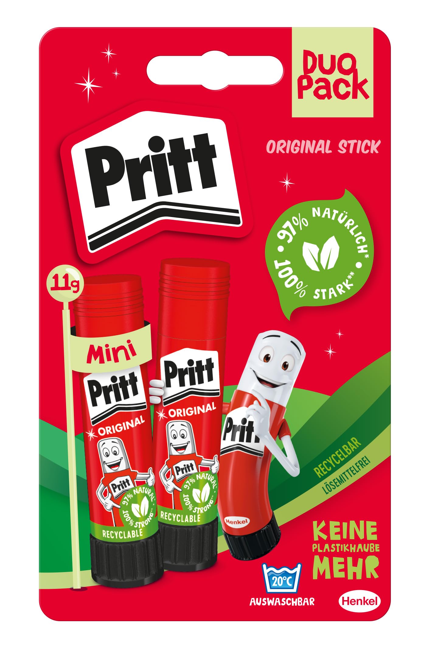 Pritt 1504209 11 g Glue Stick (Pack of 2)