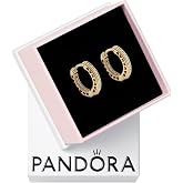 PANDORA Heart Hoop Earrings | Jewelry for Women with Gift Box, Elegant Heart Design