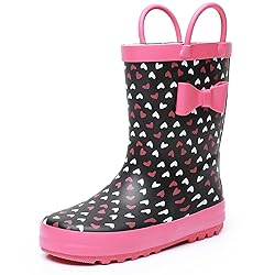 LANCDON Toddler Rain Boots for Boys and Girls