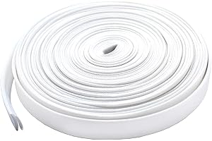 ZIPPERSTOP 1/2" Wide Double-fold Bias Tape ~ Poly Cotton (5 Yards, White)