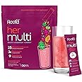 Root'd Multivitamin Powder for Women - 25 Vitamins & Minerals with 3X Electrolytes, 9 Organic Superfoods, Probiotics & Enzymes, Sugar-Free Multivitamin & Hydration | 30 Vitamin Drink Mix Packets