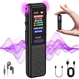 ZIPCIDE 2GB Digital Voice Activated Recorder HD Dual MIC DSP Noise Reduction