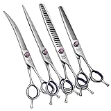 Fenice Peak 7'' Dog Grooming Scissors Set 4PCS