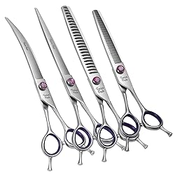 Fenice Peak 7'' Dog Grooming Scissors Set 4PCS