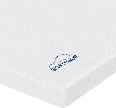wowttrelax Dual-Layer Memory Foam Mattress Topper King 150x200x5cm