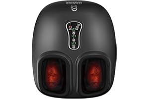 COMFIER Shiatsu Foot Massager with Heat, Vibration,Rolling Compression Feet Massager Machine,Mothers Day Gift for Women,Men,H