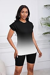PINSV Women 2 Piece Outfits Summer Sweatsuits Track