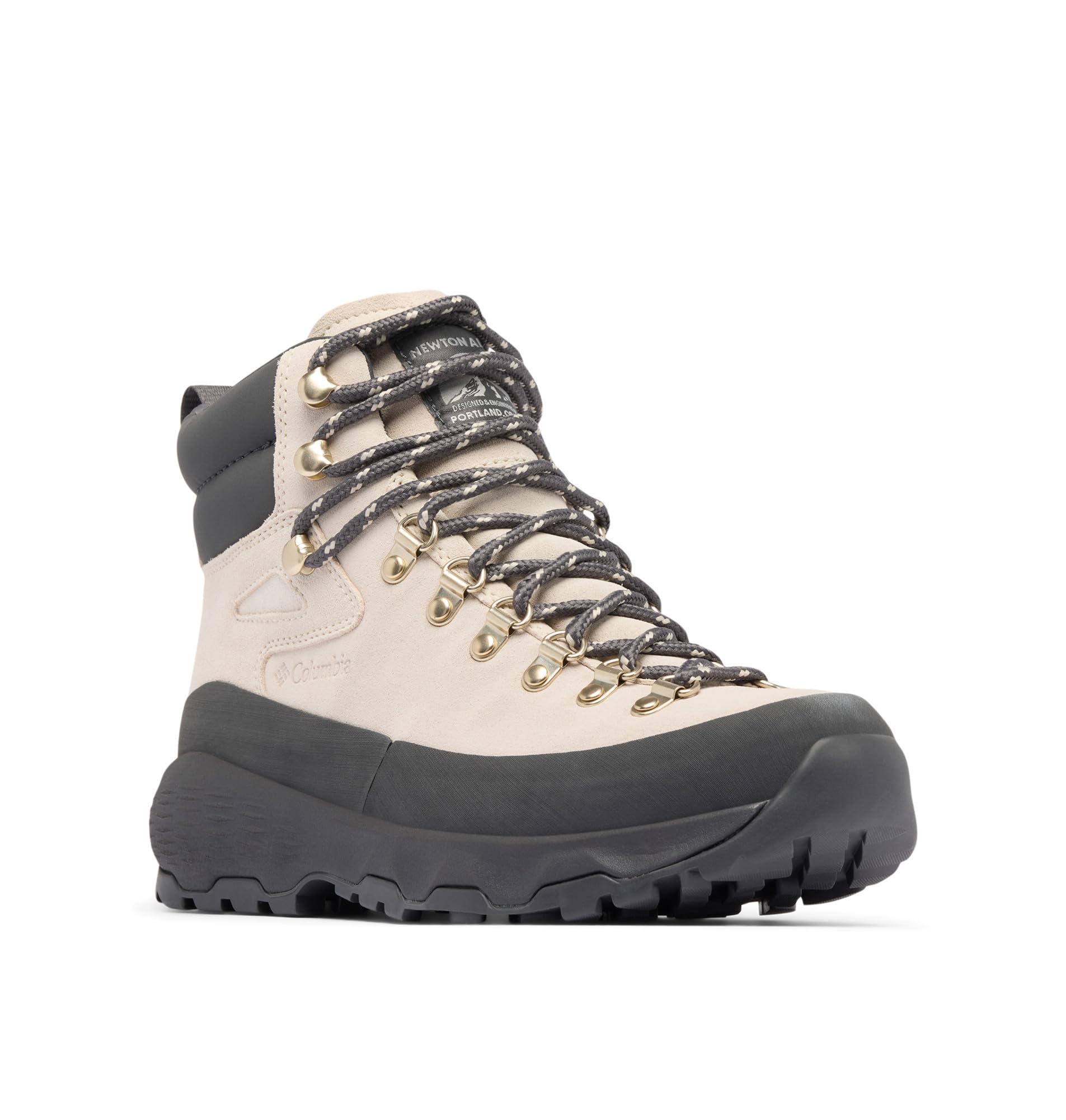 Columbia Women’s Newton Alpine PT Waterproof Hiking Boot, Cloud Grey/Shark, 11