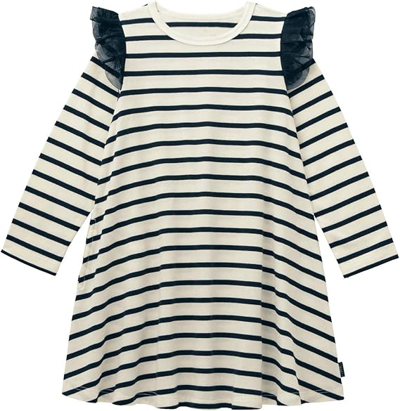 Amazon ベルメゾン ワンピース ガールズ 長袖 肩チュール ワンピース チュニック ワンピース チュニック 通販