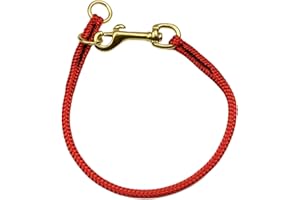 REDLINE K-9 Nylon Dominant Dog Choke Collar Red, 18 inch