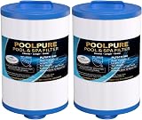 POOLPURE 6CH-940 Spa Filter 50 sq ft 1.5 in SAE Thread 2 Pack