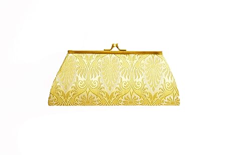 yellow evening clutch