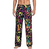 Men's Pajama Pants ,Separate Loose Fit Bottoms, Novelty Lounge PJ Bottoms Pants, Funny Sports Gift