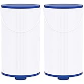 Wowreed Spa Filter Compatible with FC-2402, 303279, Free Flow, AquaTerra, Fantasy Hot Tub Filter, 1 1/2" Finer Thread, 2 Pack