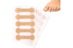 60pcs Ingrown Toenail Patches, Breathable Cotton Cloth Ingrown Toenail Correction Strips Tool Toe Nail Tape Stickers for Wome