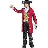 Dress Up America Kids Pirate Costume Boys - Captain Hook Authentic & Detailed Captain Costume
