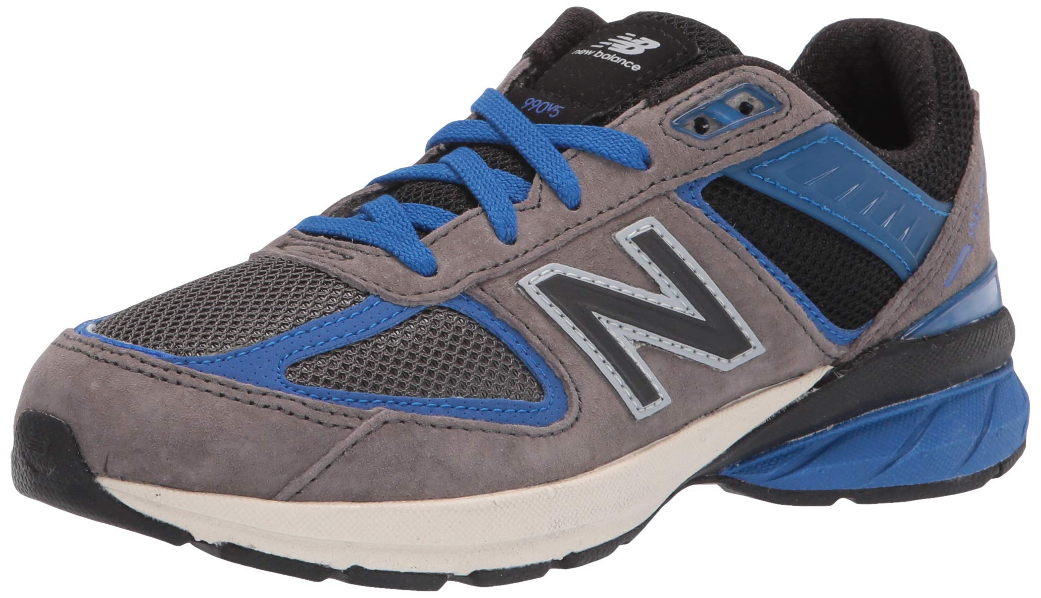 New Balance Kid's Made in US 990 V5 Lace-Up Sneaker, Magnet, 3 M US Infant (0-12 Months) Image