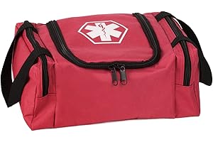 Dixie EMS Dixigear Empty First Responder II Bag 10.5" x 5" x 8" - Red