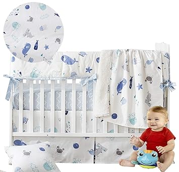 shark crib bedding