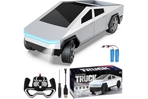 Innofans Remote Control Car, 1:24 RC Cars Scale All Terrain Electric Vehicle, LED Lights Car Toys Monster Trucks, Brithday Gift for Boys Girls & Adults