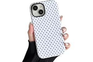 ZTOFERA Magnetic Case for iPhone 13/14, Polka Dot Phone Case Cute for Girl Women, Compatible with Magsafe, Hard PC+Soft TPU P