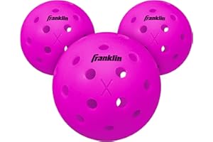 Franklin Sports X-40 Outdoor Pickleballs - USA Pickleball (USAPA) Official Pickleball Balls - Regulation Size Outdoor Court P
